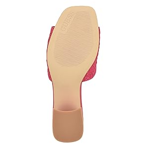 GUESS Women's Gables Heeled Sandal, Pink 660, 6 : Amazon.ca